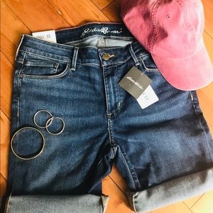 Eddie Bauer Jean Denim Shorts - Slightly Curvy